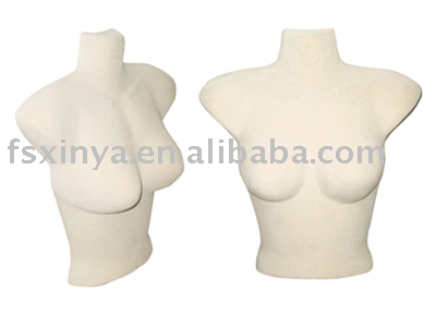 Female Plastic Body Form(858-velvet covered) (Пластиковый кузов женская форма (858-бархат))