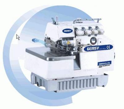 Vertical auto-sucking overlock machine with auto-trimmer (Vertikal-auto-Saugen Overlock mit Auto-Trimmer)