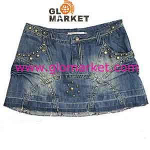 girl`s jean skirt (girl`s jean skirt)