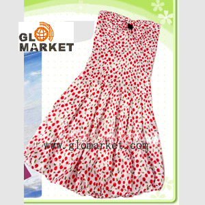 dress with cherry color (dress with cherry color)