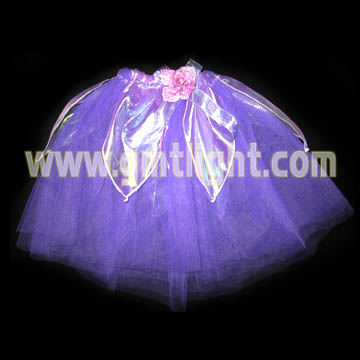 led flash skirt (LED-Blitz Rock)
