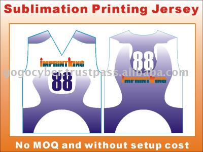 Sublimation Printing For Basketball Jersey