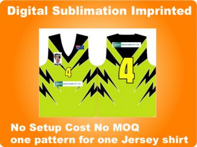 Sublimation Digital Imprinted For Sportswear