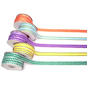 Checked Polyester Ribbons (Geprüft von Polyester-Bänder)
