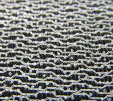 Tricot with weft inset fusible interlining (Tricot with weft inset fusible interlining)