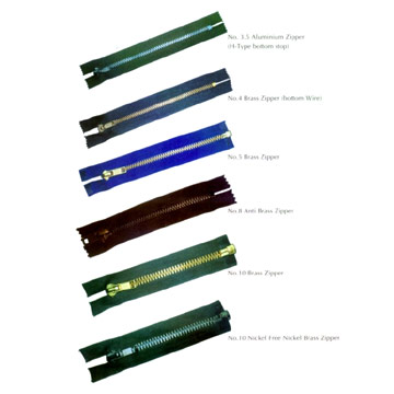 Metal Zippers (Fermetures à glissière en métal)