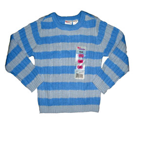 $ 1.50/pc X 8000pcs girl sweater stock item P174