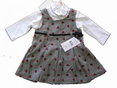 girl`s twin set dress (girl`s twin set dress)