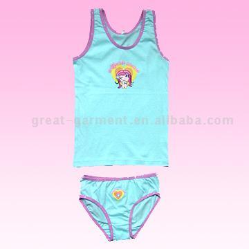 Girls` Singlet Set (Girls` Singlet Set)