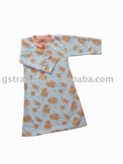 Girl`s Gown with printing (Girl`s Gown with printing)