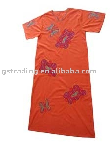 Ladies` Long short sleeve dress (Ladies` Long short sleeve dress)
