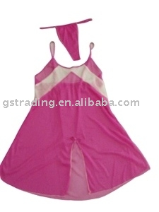 Ladies` 2pcs sexy sleepwear without printing (Ladies` 2pcs sexy sleepwear without printing)