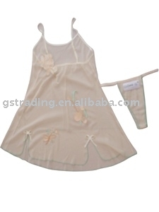 Ladies 2pc sexy pajama with Emb (Ladies 2pc sexy pajama with Emb)
