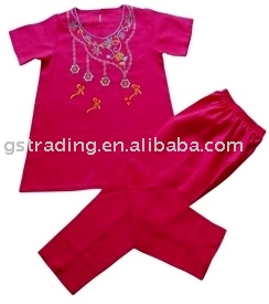 Girl 2pcs set /short sleeve (Girl 2pcs set /short sleeve)