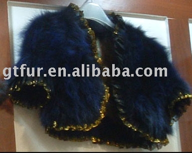 Knitted fox fur waistcoat (Трикотажный жилет мех лисы)