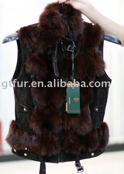 Fox fur waistcoat (Fox Pelz Weste)