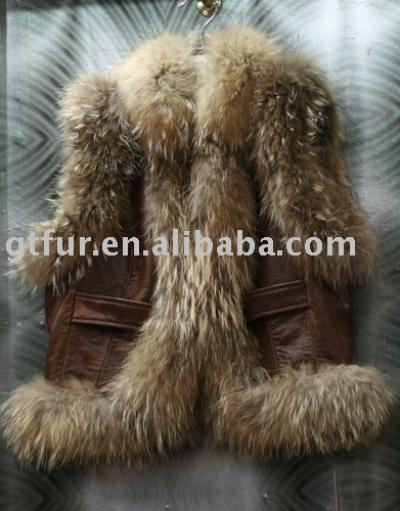 Fox fur waistcoat (Fox Pelz Weste)