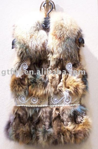 Fox fur waistcoat (Fox Pelz Weste)