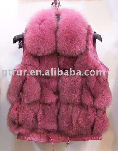 Fox fur waistcoat (Fox Pelz Weste)