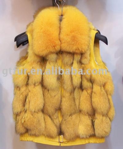 Fox fur waistcoat (Fox Pelz Weste)