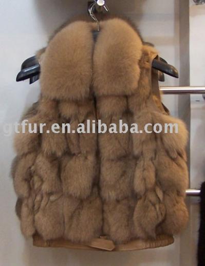 Fox fur waistcoat (Fox Pelz Weste)