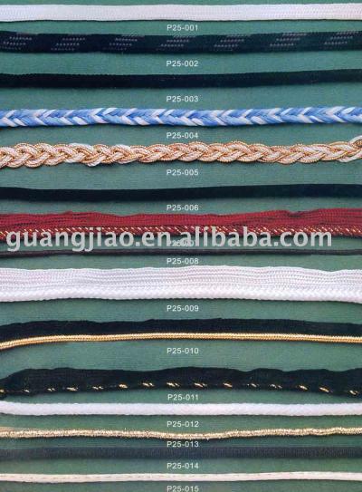 Knitted sidebands (Bonneterie bandes latérales)