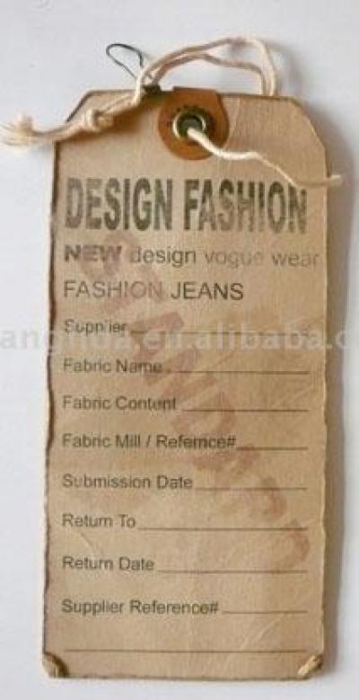 Paper Hangtag (Livre Hangtag)