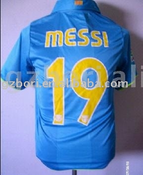 New club soccer jersey --Barcelona 19 # Messi (away) (New club soccer jersey --Barcelona 19 # Messi (away))