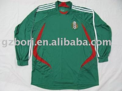 New nation soccer jersey(Long-sleeve)---Mexico (home) (Новая нация Футбол Джерси (с длинными рукавами)  - Мексика (дом))