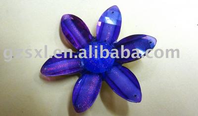 rhinestone flower (B8 ) (Strass-Blume (B8))