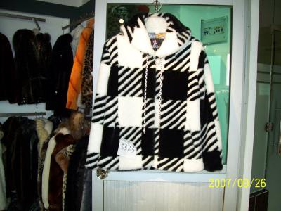 artificial fur coat (artificial fur coat)