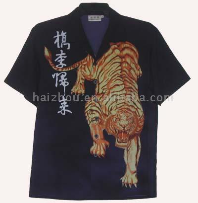 short sleeves shirt with printed (manches courtes avec imprimé)