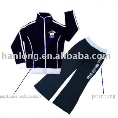 Big girl`s new style sports jacket/suits (Big girl`s new style sports jacket/suits)
