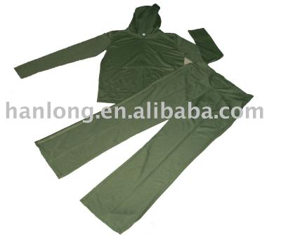 Lady`s fashion sports suit with hood (Lady`s fashion sports suit with hood)