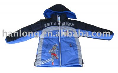 Children`s stock winter jacket with lovely printing (Children`s stock winter jacket with lovely printing)