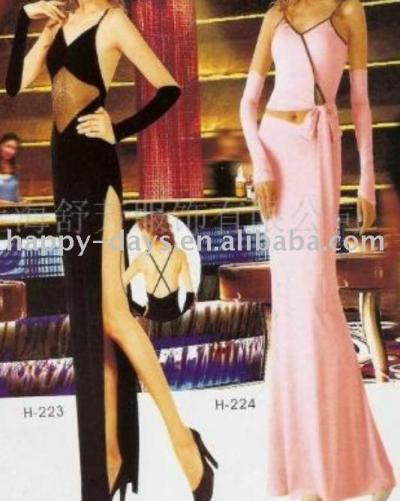 Sexy Party Gowns with High-quality Fabrics (Sexy Party халаты с высококачественных тканей)