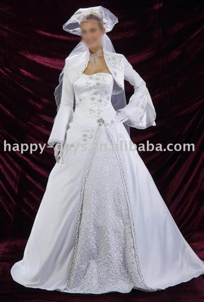 Arabic Ball Gown of Newest Styles (Embroidery, Handwork ship) (Arabe robe de bal de nouvelles tendances (broderie, travaux manuels ship))