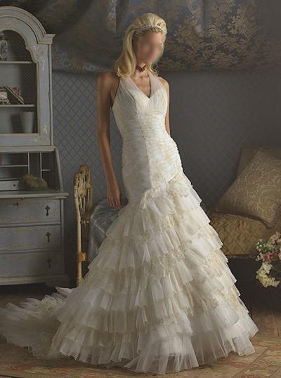 High-quality Embroidery Gown, Silk Dress with Thick Satin, Italian Organza (Высокое качество вышивки платье, шелковое платье с толстыми сатин, органза итальянский)