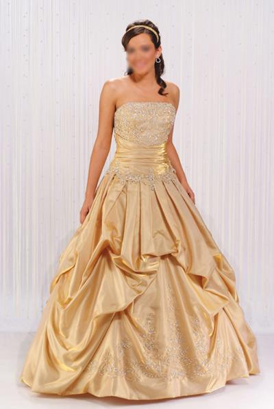 Evening Gowns with high-quality French Taffeta, Organza (Abendkleider mit hochwertigen Französisch Taft, Organza)
