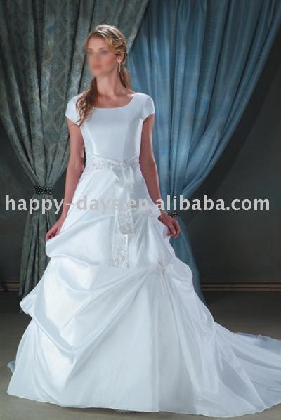 High-quality Bridal Gown, Silk Dress with Thick Satin (Высококачественные свадебное платье, шелковое платье с толстыми атласная)