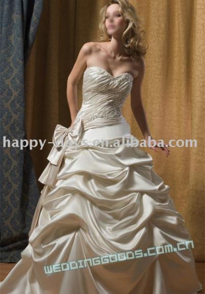 Good Silk Wedding Dress (Taffeta Crepe) (Хорошо Шелкового Свадебное платье (тафта Креп))