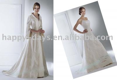 High-quality Bridal Gown, French Lace, Thick Satin (Высококачественные свадебное платье, французские кружева, атласные Толстого)