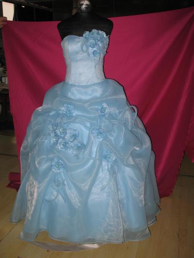 Wedding Dress with Taiwan Satin, Bridal Gown (Robe de mariée en satin avec Taiwan, de robe nuptiale)