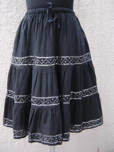 Cotton Beaded Skirt (Cotton Beaded Rock)