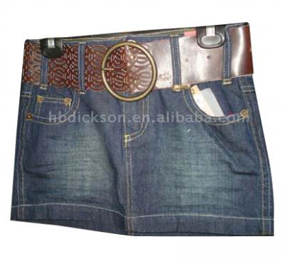 Ladies` Denim Skirt
