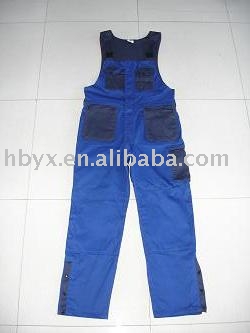 100% cotton working pant with vest (100% cotton working pant with vest)