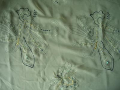 flat embroidery