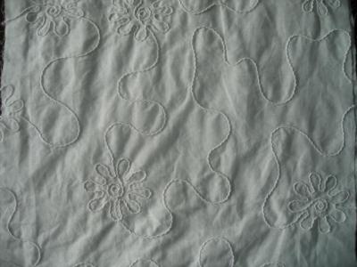 flat embroidery
