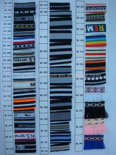 elastic tape (bandes élastiques)
