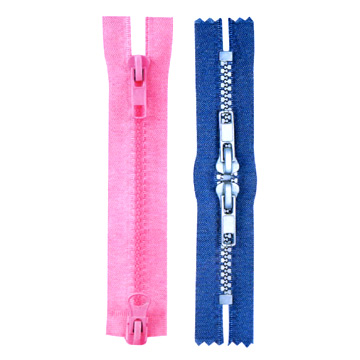Plastic Zippers (Kunststoff-Reißverschlüsse)